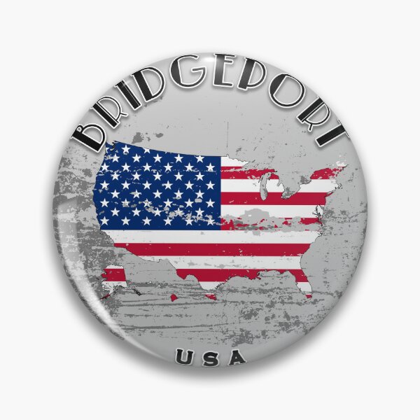 Item preview, Bridgeport United States of America Flag Worn  designed and sold by World Designs.
