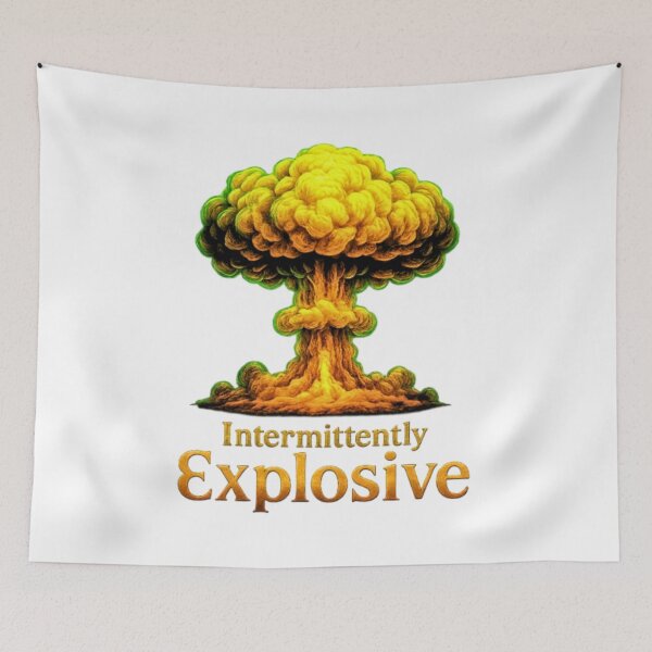 Item preview, Intermittently Explosive Mushroom Cloud  designed and sold by AnotherFemaleHuman.