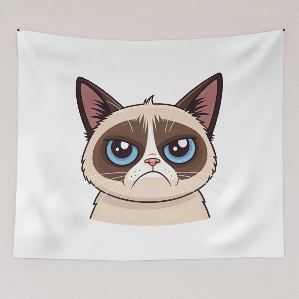 Item preview, Grumpy Cat Face designed and sold by Broxui.