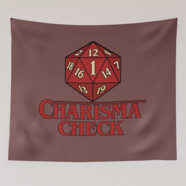 Item preview, Dungeons and Dragons D20 Charisma Check Fail designed and sold by AnotherFemaleHuman.