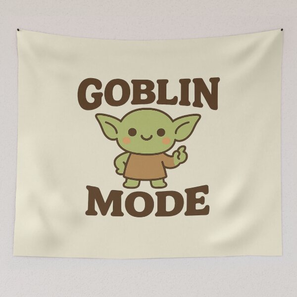 Item preview, Goblin Mode Aesthetic Funny Meme | Core Aesthetic Typography designed and sold by Dragonfly-10.