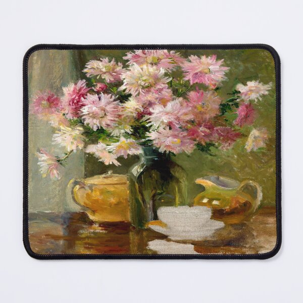 Item preview, Pink Chrysanthemums – Chrysanthemums on the Table – Lily Walther 1925// Public Domain designed and sold by Vernissage-dart.