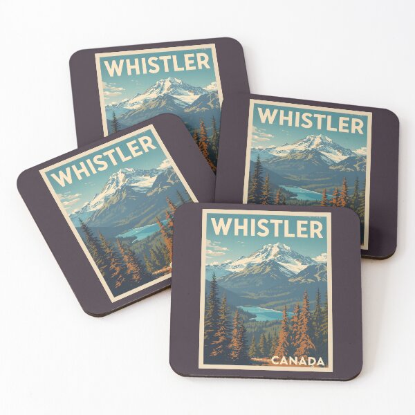 Item preview, A Vintage Illustration of Whistler - Canada designed and sold by GoodOldVintage.