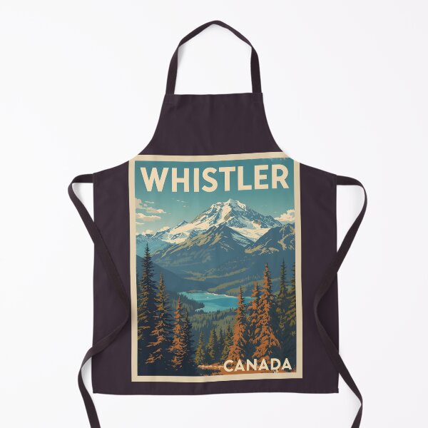 Item preview, A Vintage Illustration of Whistler - Canada designed and sold by GoodOldVintage.