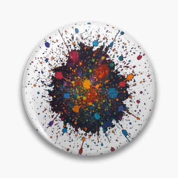 Item preview, Colorful Paint Splash T-Shirt | Abstract Explosion Graphic Tee | Vibrant Artistic Streetwear designed and sold by KDesignCrafts.