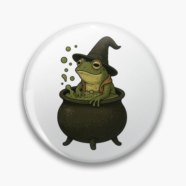 Item preview, Witch Frog in Cauldron designed and sold by photoparadise22.