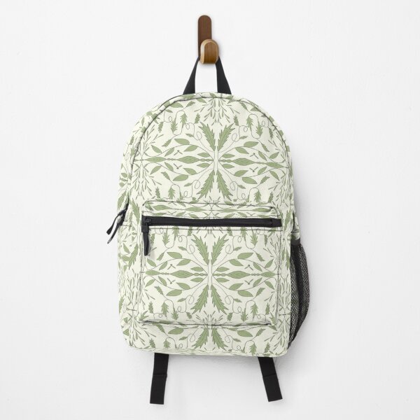 Item preview, Seamless Pattern with Floral and Leafy Elements in Green Tones designed and sold by sonyadeyneka.