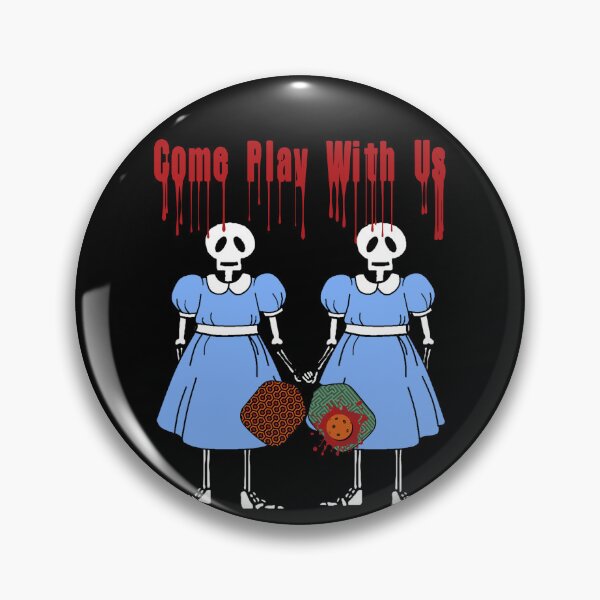 Item preview, Come Play with Us, Pickleball Twins, Halloween Horror Pickleball designed and sold by GreenCarbon2112.
