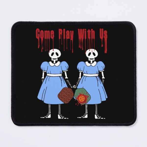 Item preview, Come Play with Us, Pickleball Twins, Halloween Horror Pickleball designed and sold by GreenCarbon2112.
