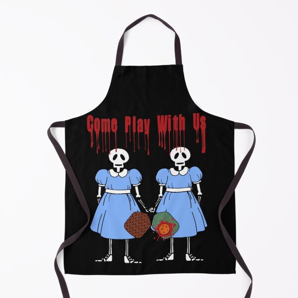 Item preview, Come Play with Us, Pickleball Twins, Halloween Horror Pickleball designed and sold by GreenCarbon2112.