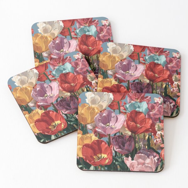 Item preview, Vibrant Tulips Bloom Modern Home Décor designed and sold by AutoPopStudio.