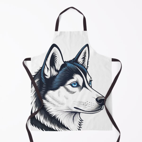 Item preview, Husky Head Illustration designed and sold by Broxui.