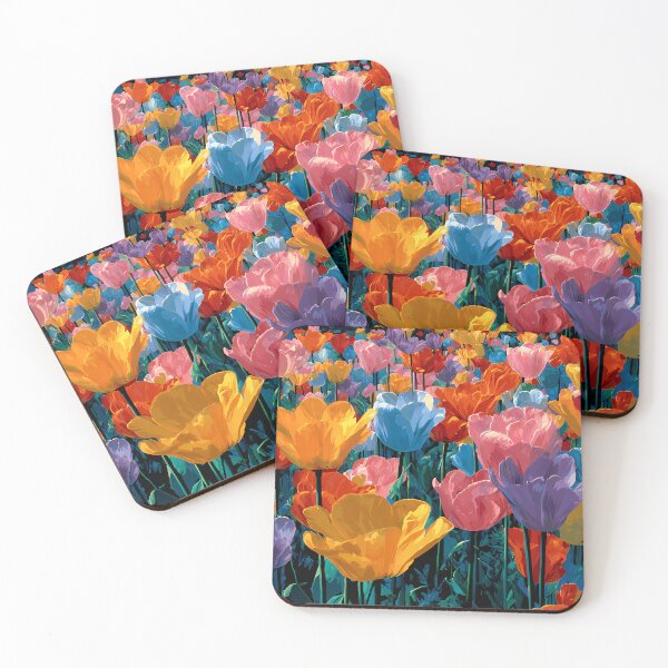 Item preview, Pink Tulips Botanical Painting Illustration designed and sold by AutoPopStudio.