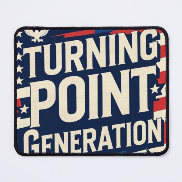 Item preview, Turning Point Generation Retro Americana Poster | Vintage Patriotic Typography T-Shirt designed and sold by Ctrlr.