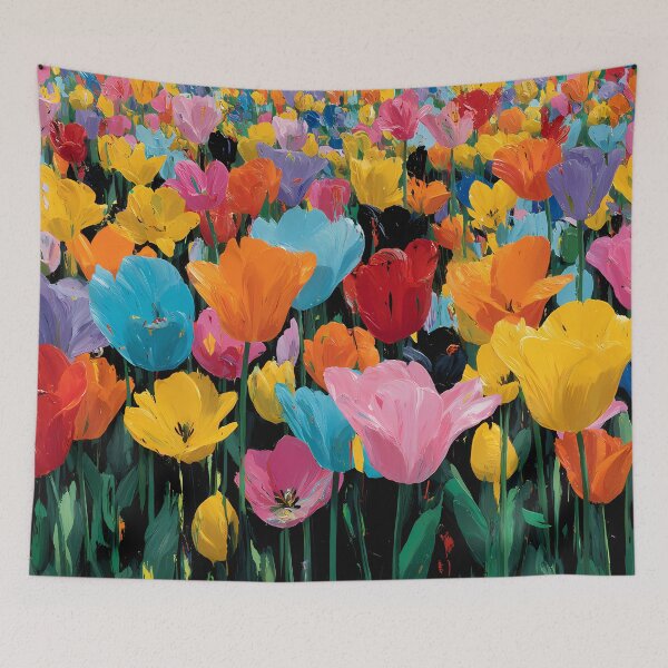 Item preview, Tulips in Spring Fine Art Floral Print designed and sold by AutoPopStudio.