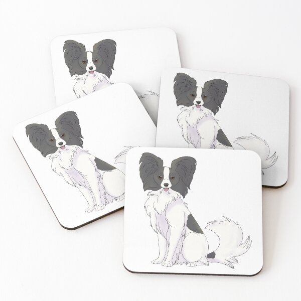 Item preview, Papillon - black and white  designed and sold by Cynthiaetal.