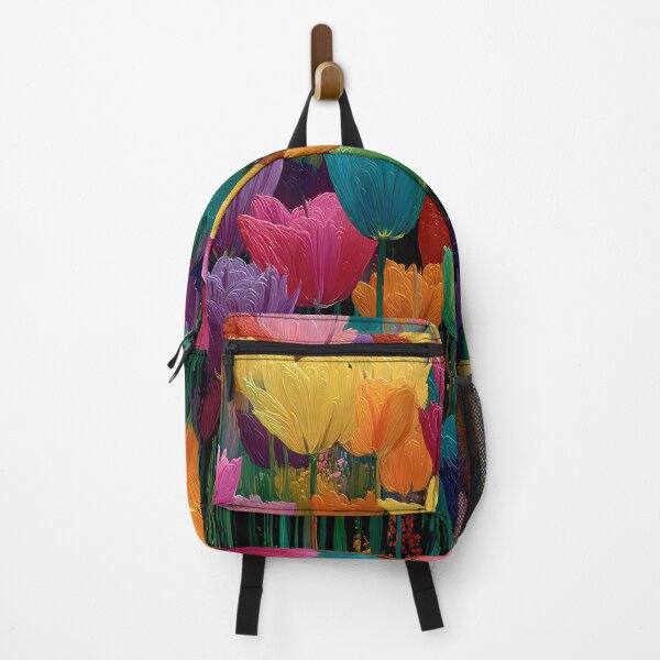 Item preview, Bold Tulips Painting Bright Flower Artwork designed and sold by AutoPopStudio.