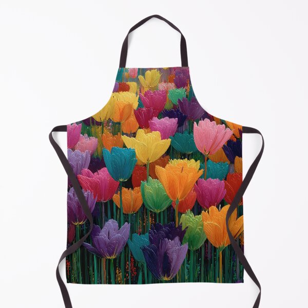 Item preview, Bold Tulips Painting Bright Flower Artwork designed and sold by AutoPopStudio.