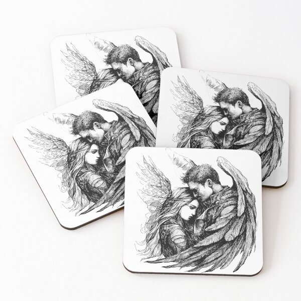 Item preview, Wings of Solace, A4, ink on paper, 2025 designed and sold by oanaunciuleanu.