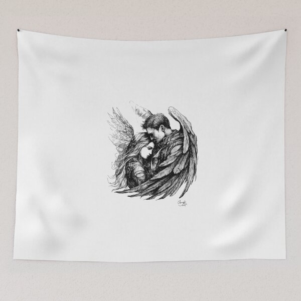 Item preview, Wings of Solace, A4, ink on paper, 2025 designed and sold by oanaunciuleanu.