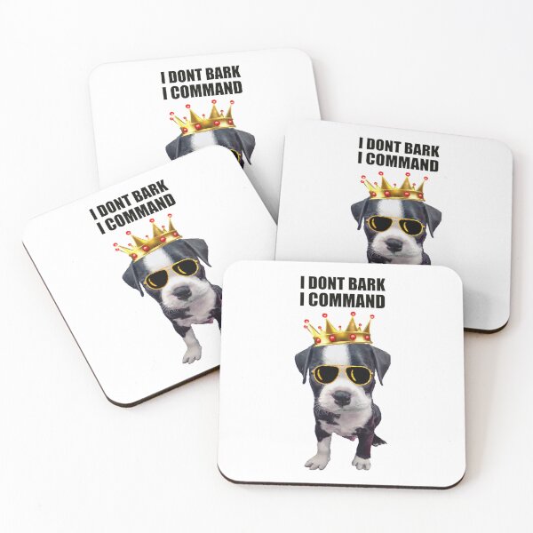 Item preview, Cool baby dog with funny phrase at top designed and sold by DFLC Prints.