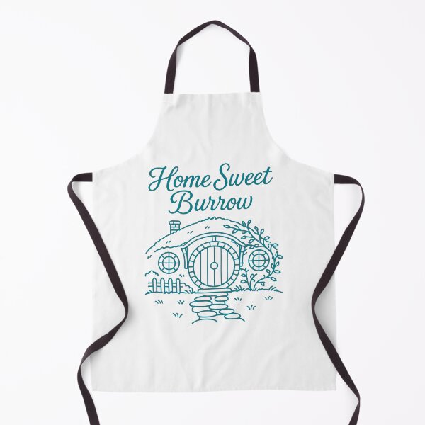 Item preview, Home Sweet Burrow – Cozy Earth-House Round Door Cottagecore Line Art - Fantasy designed and sold by Fenay Designs.
