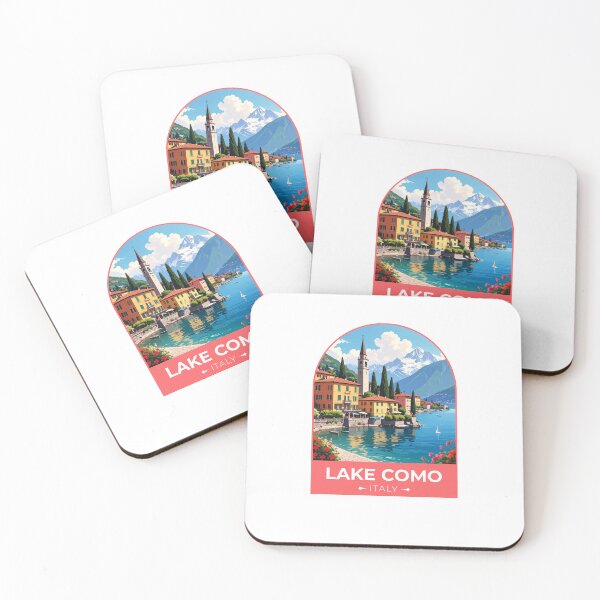 Item preview, Lake Como Italy Sticker designed and sold by TulipaGraphics.