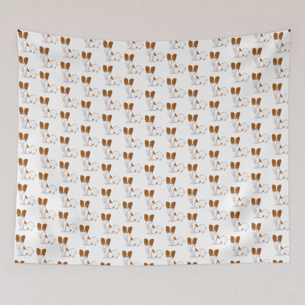 Aperçu de l'œuvre Papillon - zibeline et blanc créée et vendue par Cynthiaetal.