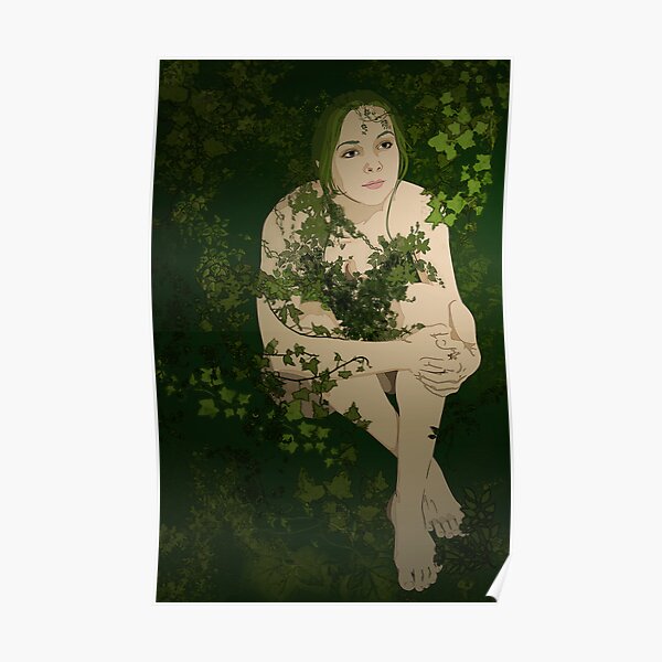 Green Girl Poster