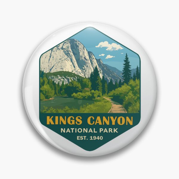 Item preview, Kings Canyon National Park Retro Sticker designed and sold by Ismeal Von.