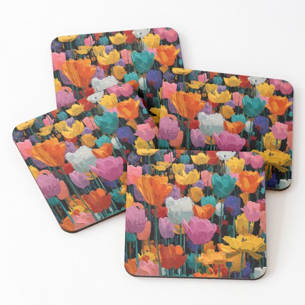 Item preview, Elegant Tulips Art for Living Room Walls designed and sold by AutoPopStudio.