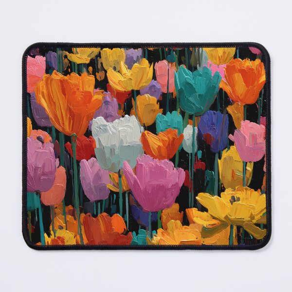 Item preview, Elegant Tulips Art for Living Room Walls designed and sold by AutoPopStudio.