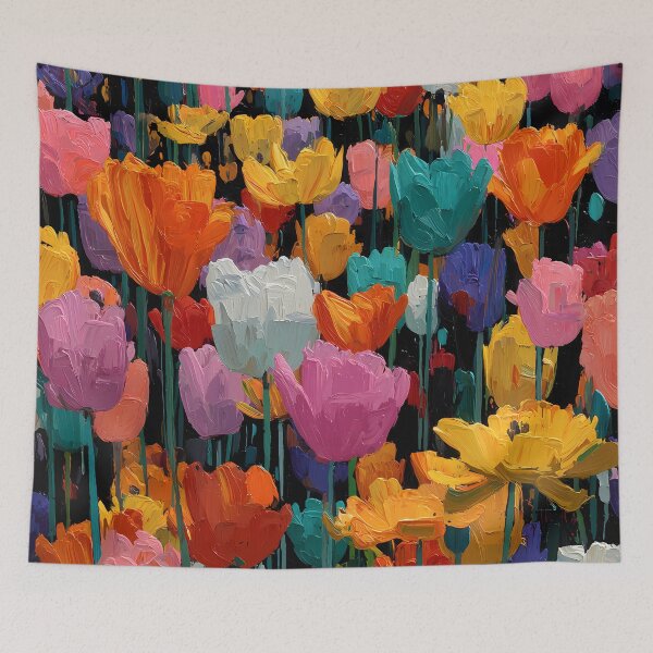 Item preview, Elegant Tulips Art for Living Room Walls designed and sold by AutoPopStudio.