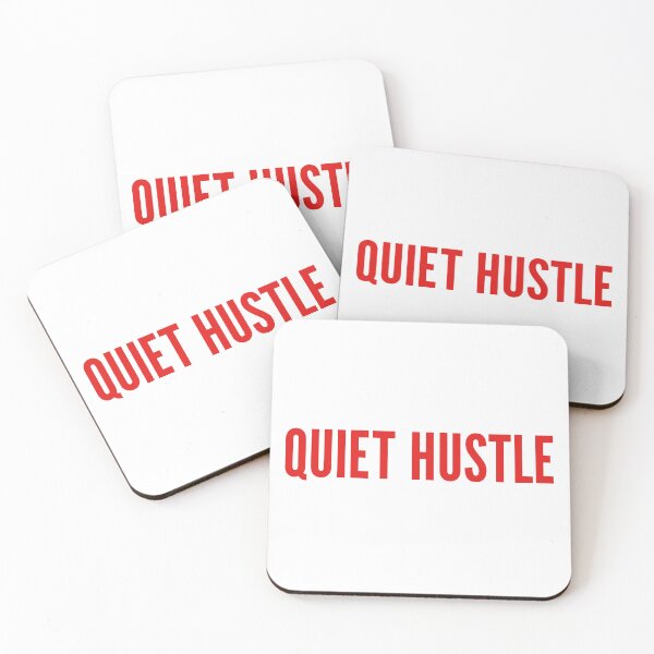 Item preview, Quiet Hustle | Hard Work Mindset | Motivational (Red Design) designed and sold by FilipeFerreira.