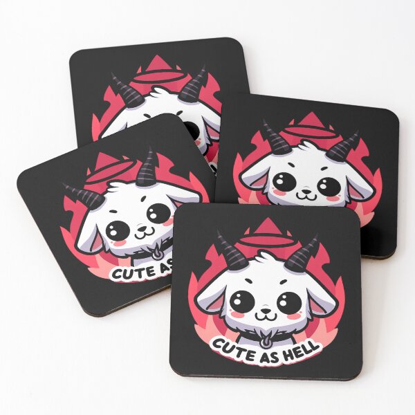 Item preview, Cute As Hell designed and sold by Funny Vintage Stickers And T-Shirts.