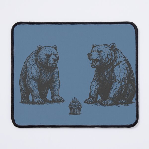 Item preview, 2 Aggresive Stone Bears & Only 1 Cupcake designed and sold by SmilingAnny.