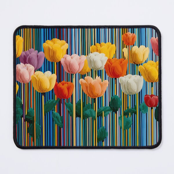 Item preview, Impressionist Tulips Painting Garden Artwork designed and sold by AutoPopStudio.