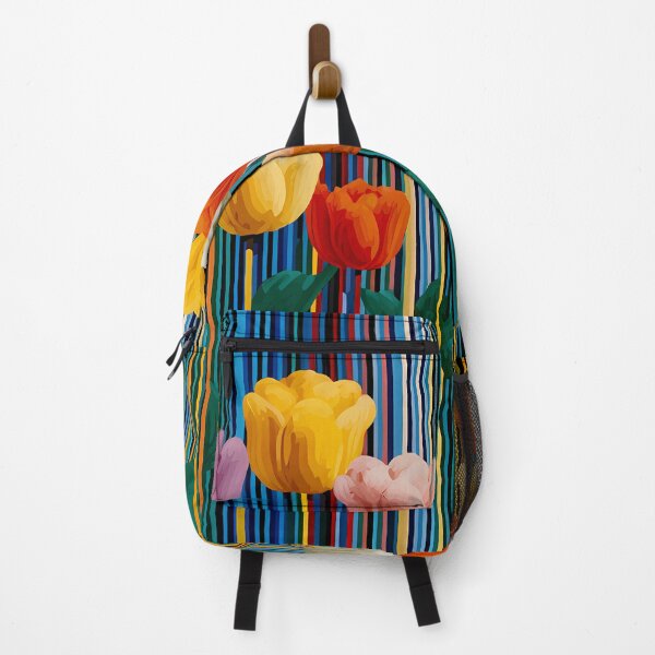Item preview, Impressionist Tulips Painting Garden Artwork designed and sold by AutoPopStudio.