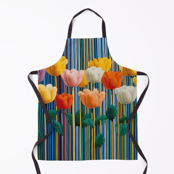 Item preview, Impressionist Tulips Painting Garden Artwork designed and sold by AutoPopStudio.