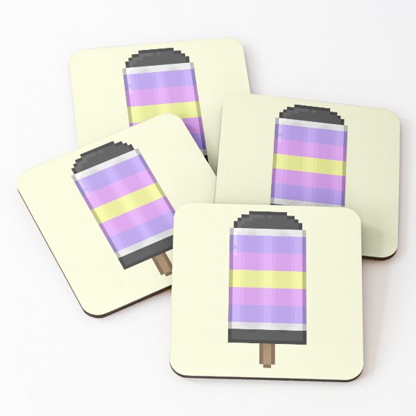 Item preview, Pixelart Enbyflux Pride Icepop designed and sold by Lilac-Cat.