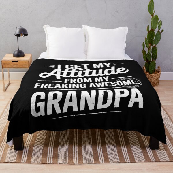Item preview, I Get My Attitude From My Freaking Awesome Grandpa designed and sold by Redgiant87x.