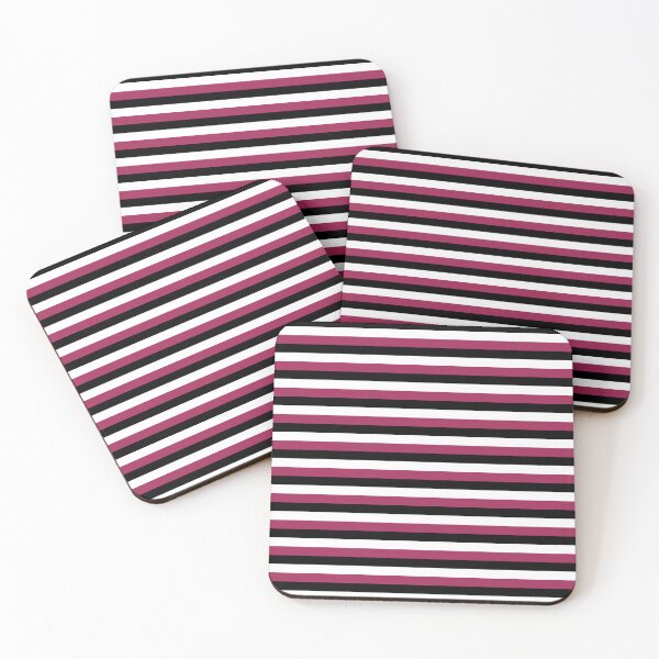 Item preview, Black, White and Burgundy Stripes – Modern Geometric Pattern designed and sold by InFrameVision.