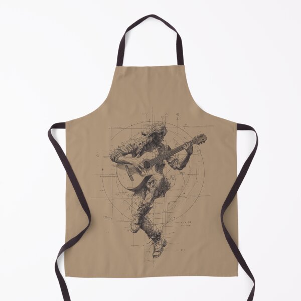 Item preview, Vitruvian Guitarist designed and sold by StudioRedKoala.