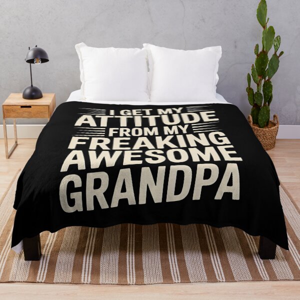 Item preview, I Get My Attitude From My Freaking Awesome Grandpa designed and sold by Redgiant87x.