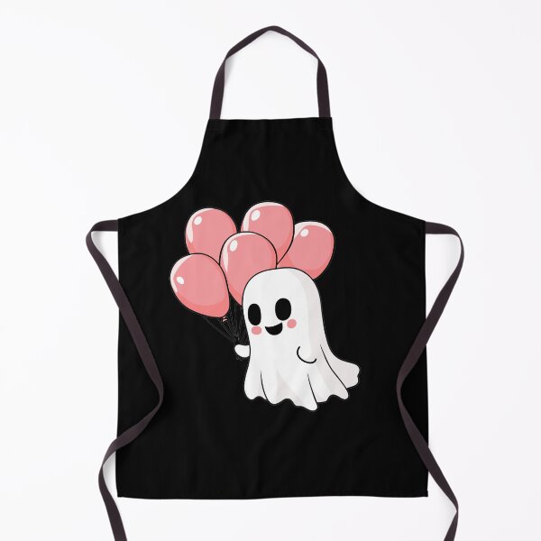 Item preview, Kawaii Ghost with Pink Balloons Sticker | Cute Pastel Ghost Party | Spooky Kawaii Birthday and Halloween designed and sold by ThePhattCatAgency.