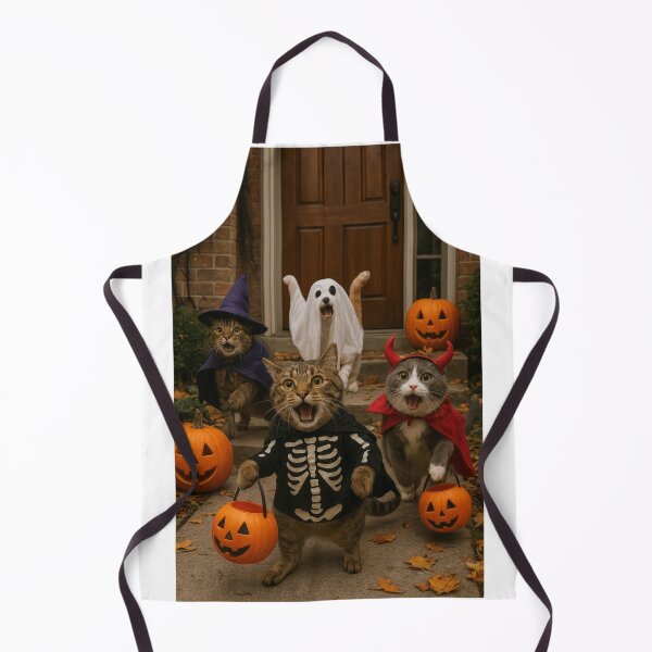 Item preview, Halloween Cats on Parade designed and sold by Kaliyunai.