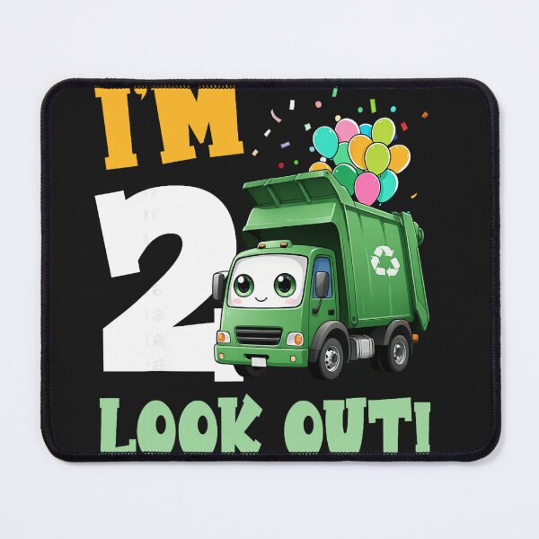 Item preview, 2nd Birthday I'm 2 Look Out Garbage Truck Bday Boys Kids designed and sold by PHANMINHVAN.