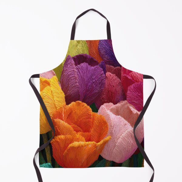 Item preview, Spring Tulips Painting Colorful Nature Art designed and sold by AutoPopStudio.