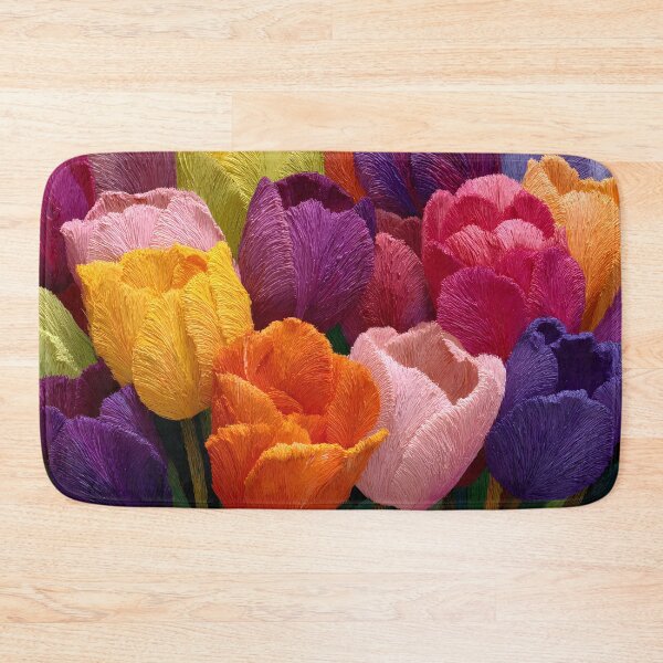 Item preview, Spring Tulips Painting Colorful Nature Art designed and sold by AutoPopStudio.