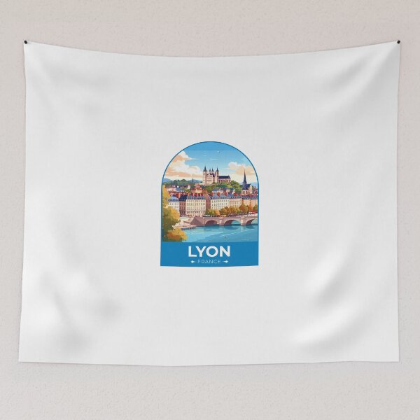 Item preview, Lyon France Sticker designed and sold by TulipaGraphics.